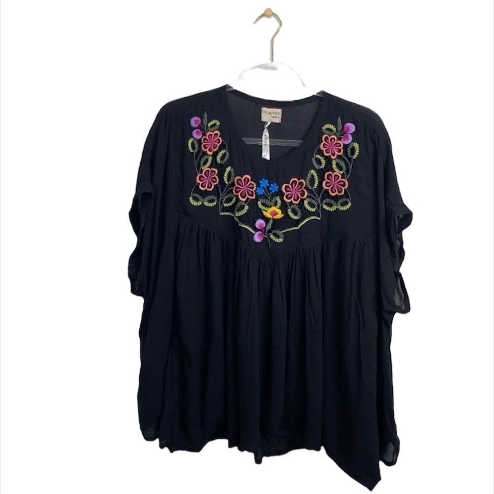 NWT Dream Feed by Fillyboo boho breastfeeding maternity embroided top Large L